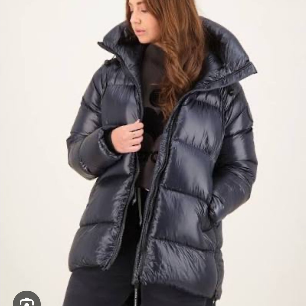 Canada Goose Black Puffer Jacket with Hood